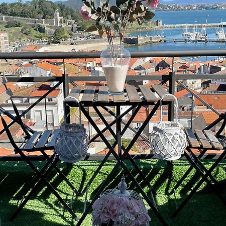 Estudio Impresionantes Vistas Con Terraza Y Piscina Baiona Eksteriør billede