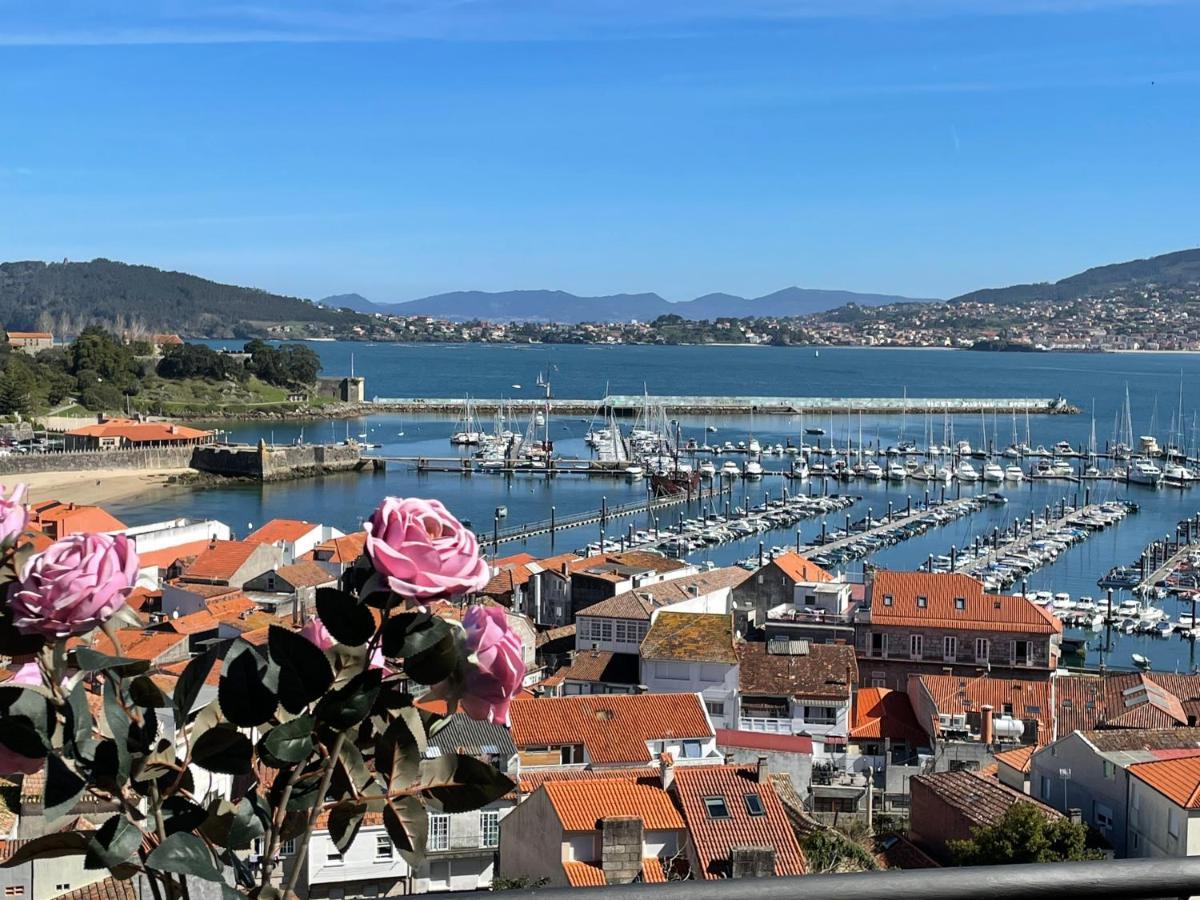Estudio Impresionantes Vistas Con Terraza Y Piscina Baiona Eksteriør billede