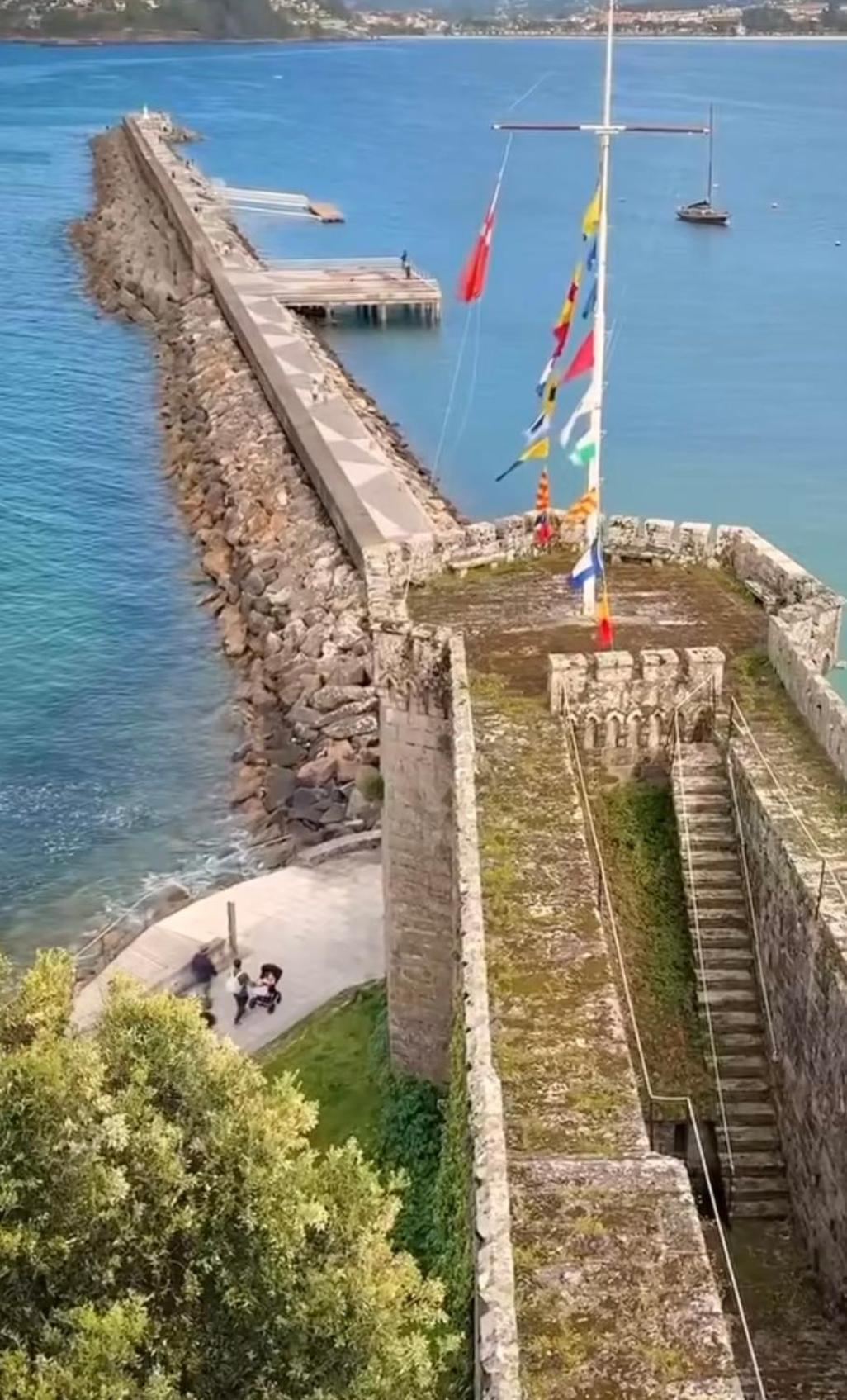 Estudio Impresionantes Vistas Con Terraza Y Piscina Baiona Eksteriør billede